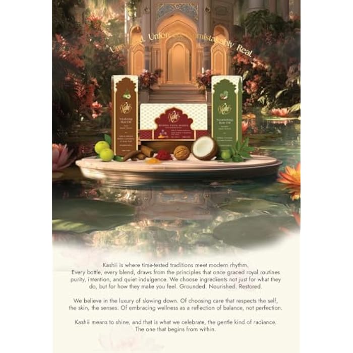 Kashii nourishing hair oil 200 ml –for hair thickening, extra growth, and deep hydration, Original Indian product made with Ayurvedic effective natural ingredients - Image 5